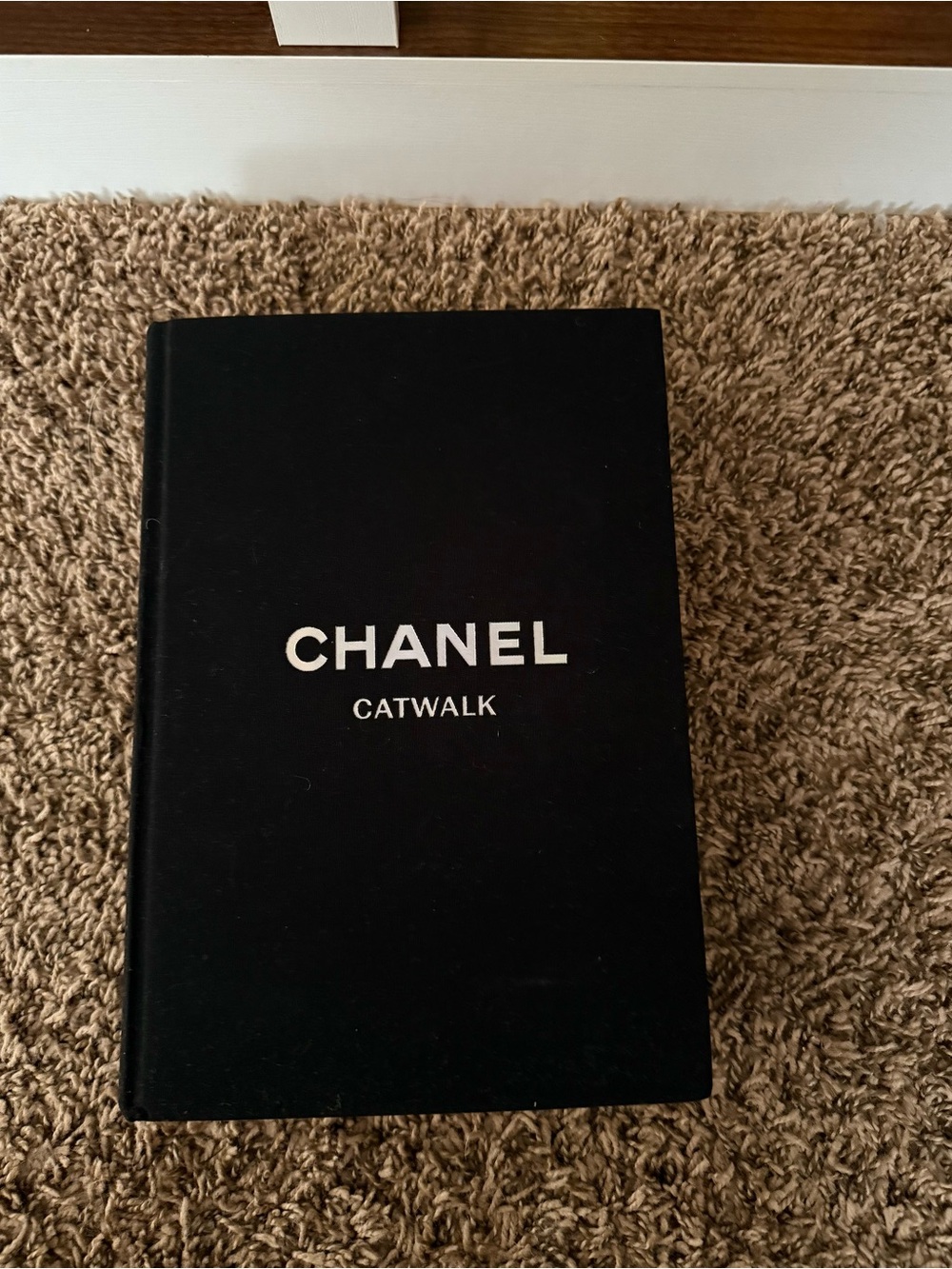 CHANEL Hardcover Catwalk Book - Black with White Spine Panel